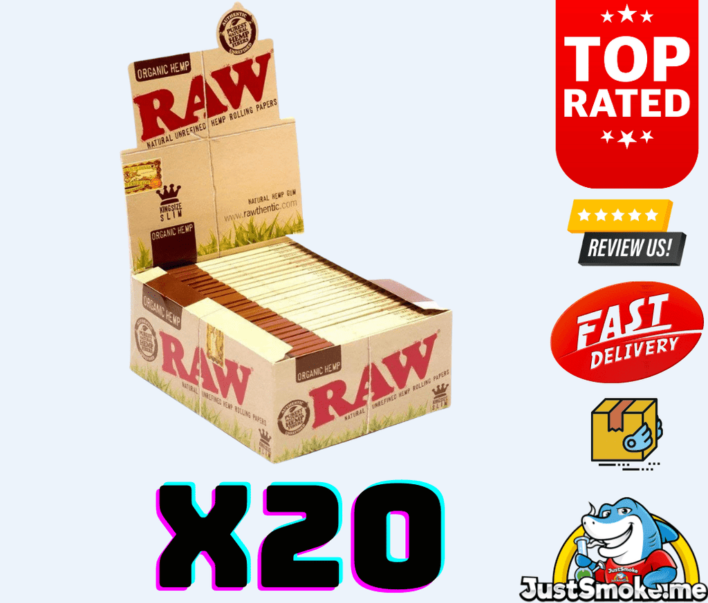 Raw Organic hemp | Rolling Papers | 1 - 50JustSmoke.Me