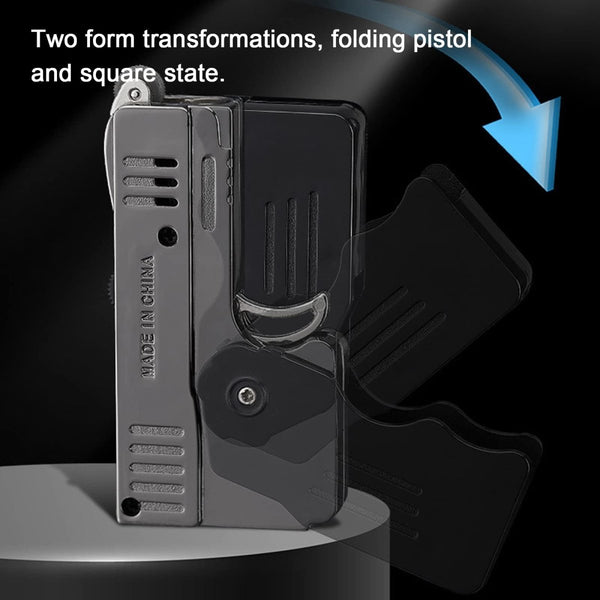 Torch Lighter, Switchable Jet Flame Lighter Butane Refillable with Lockable Function, Windproof Adjustable Jet Flame and Soft Flame, Foldable Cool Design Lighters (Without Butane Gas) -BlackJustSmoke.Me