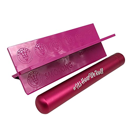 Ultimate Tabler Cradle, Pink Rolling Papers X SMO King 'ItsHoWeRoll' Storage Tube - Pink Kingsize Rolling Papers Gift SetJustSmoke.Me