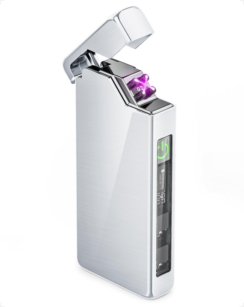 VVAY Windproof Electric Lighter Rechargeable USB Lighter Plasma Arc, Birthday Valentines Gifts for Him Her, Women MenJustSmoke.Me